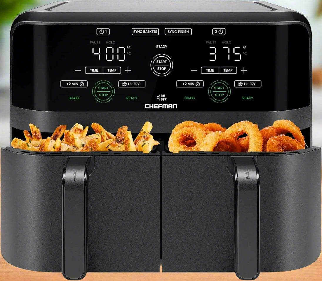 6-Quart Dual Basket Air Fryer - SmartPursue™