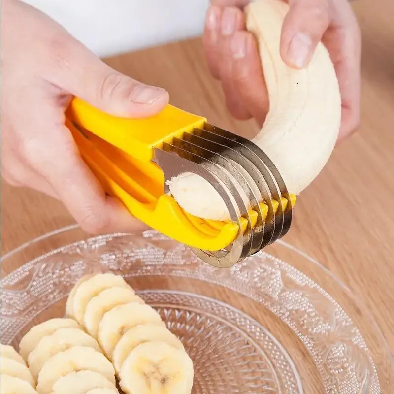 Creative Banana Slicer & Sausage Slicer – Stainless Steel Fruit Cutter - SmartPursue™