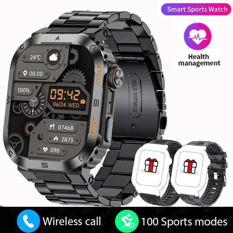 Rugged Military Smart Watch For Android IOS XIAOMI - SmartPursue™