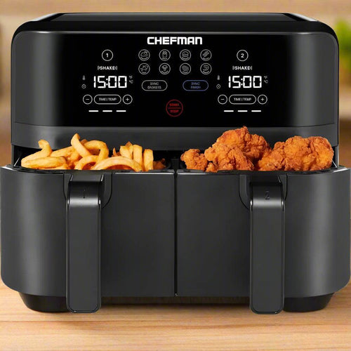 6 Quart Smart Dual Basket Air Fryer - SmartPursue™