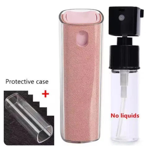 2in1 Microfiber Screen Cleaner Spray Bottle Set Mobile(No liquids) Phone Ipad Computer Cloth Wipe Iphone Cleaning Glasses Wipes SmartPursue™