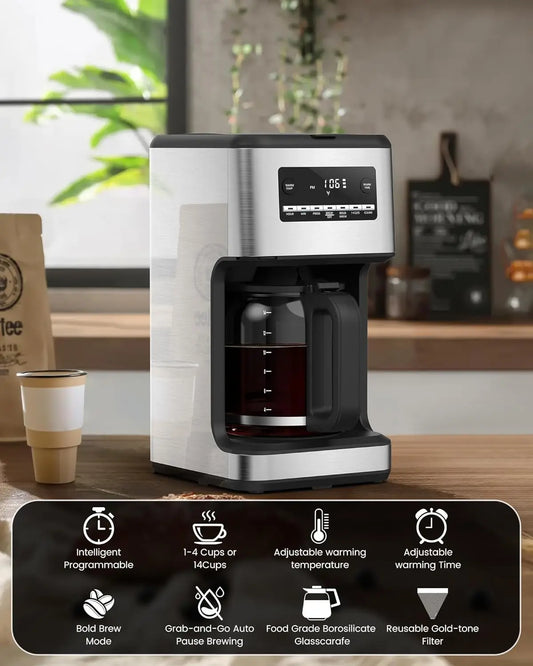 14-Cup Programmable Coffee Maker Drip-Free - SmartFusion™