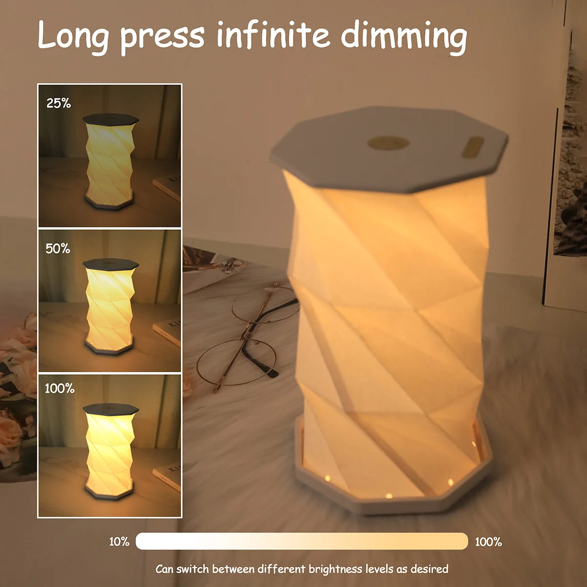 Rotating LED Book Light – Foldable Night Lamp for Bedroom Decor - SmartPursue™