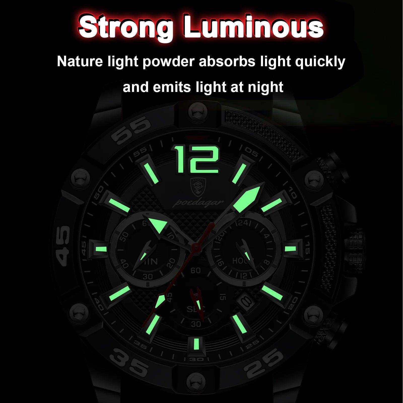 Casual luxury mens watch Waterproof Luminous Wristwatch - SmartPursue™