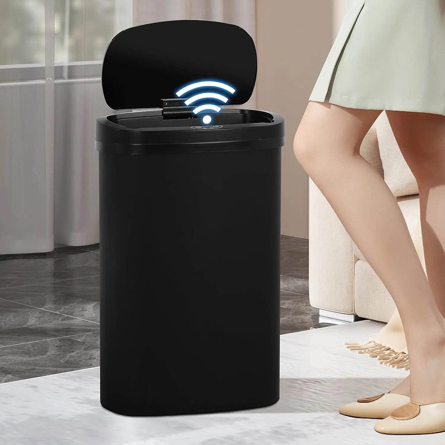 Motion Sensor Trash Can – Hands-Free, Hygienic & Stylish - SmartPursue™