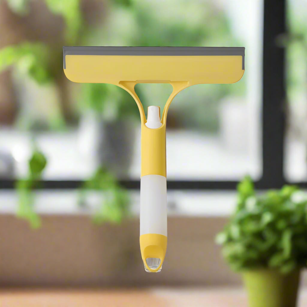 3-in-1 Glass Cleaner Tool – Window Scraper with Built-In Spray Bottle - SmartPursue™