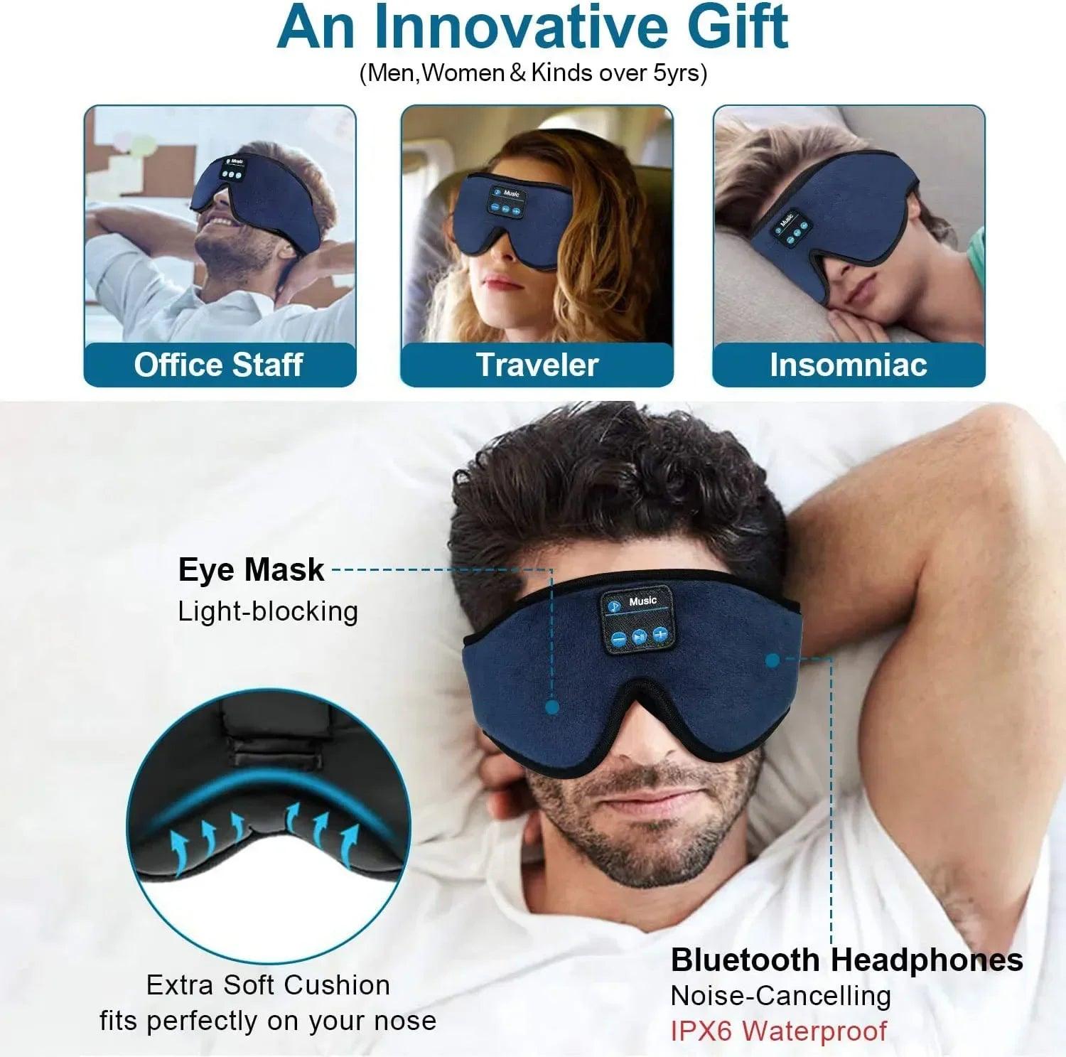 Wireless Sleep Headphones for Side Sleepers - SmartFusion™