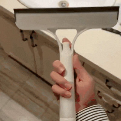 3-in-1 Glass Cleaner Tool – Window Scraper with Built-In Spray Bottle Smart Kitchen & Home
