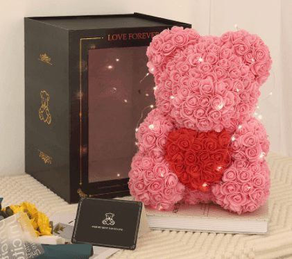 Valentine Foam Forever Rose Teddy Bear - SmartPursue™