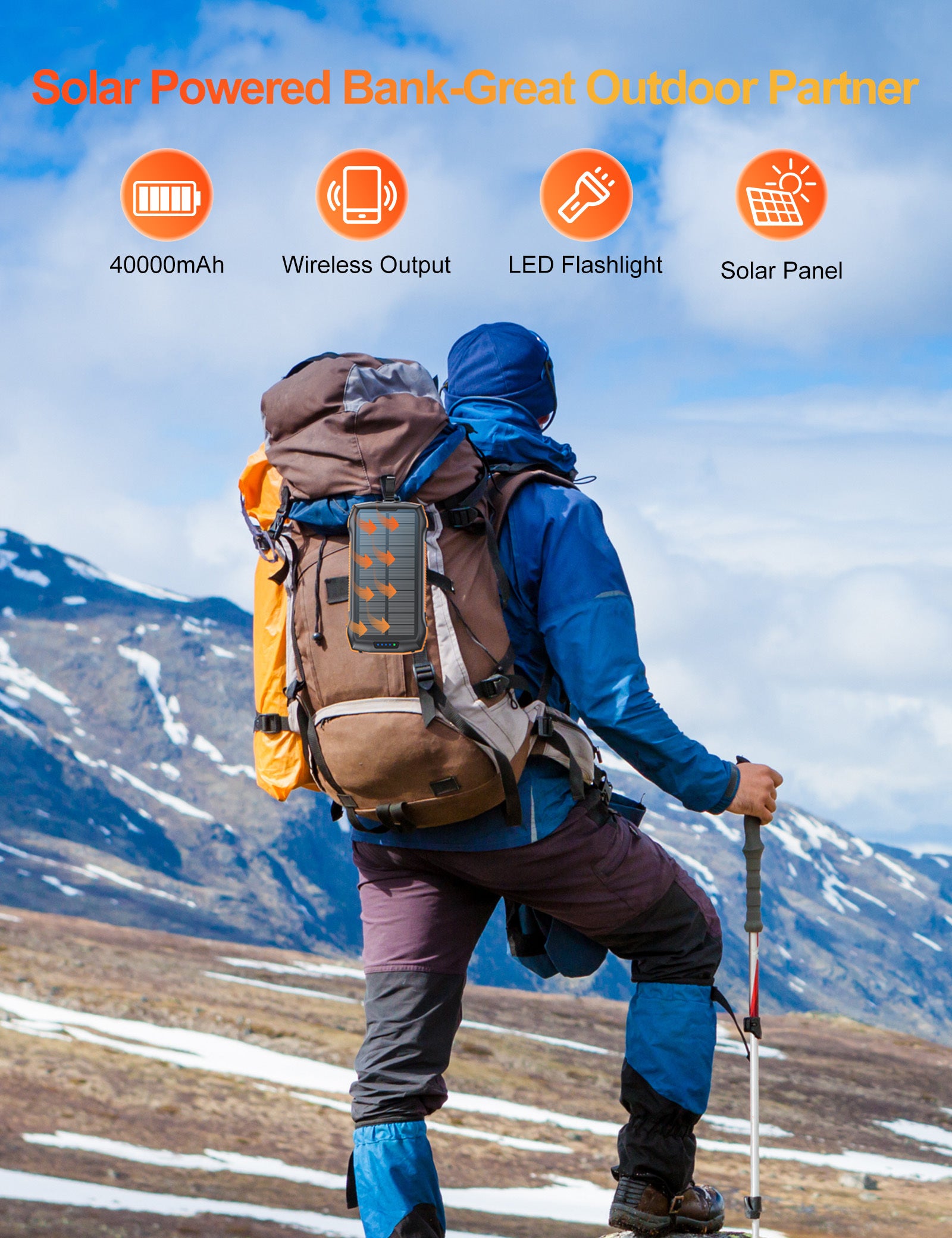 20000mAh Solar Power Bank - SmartPursue™