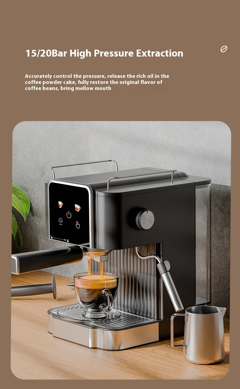 ☕ Italian Coffee Machine – High-Pressure Espresso Maker for Home Barista Brewing Smart Kitchen & Home