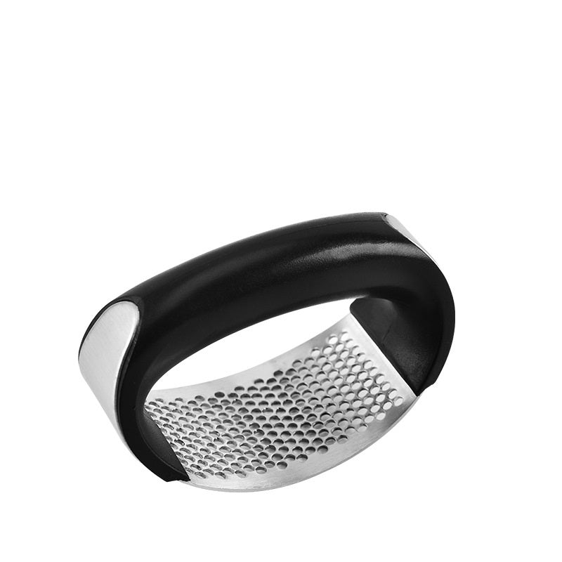 Stainless Steel Garlic Press & Masher – 304 Grade, Non-Slip Handle, Easy Clean