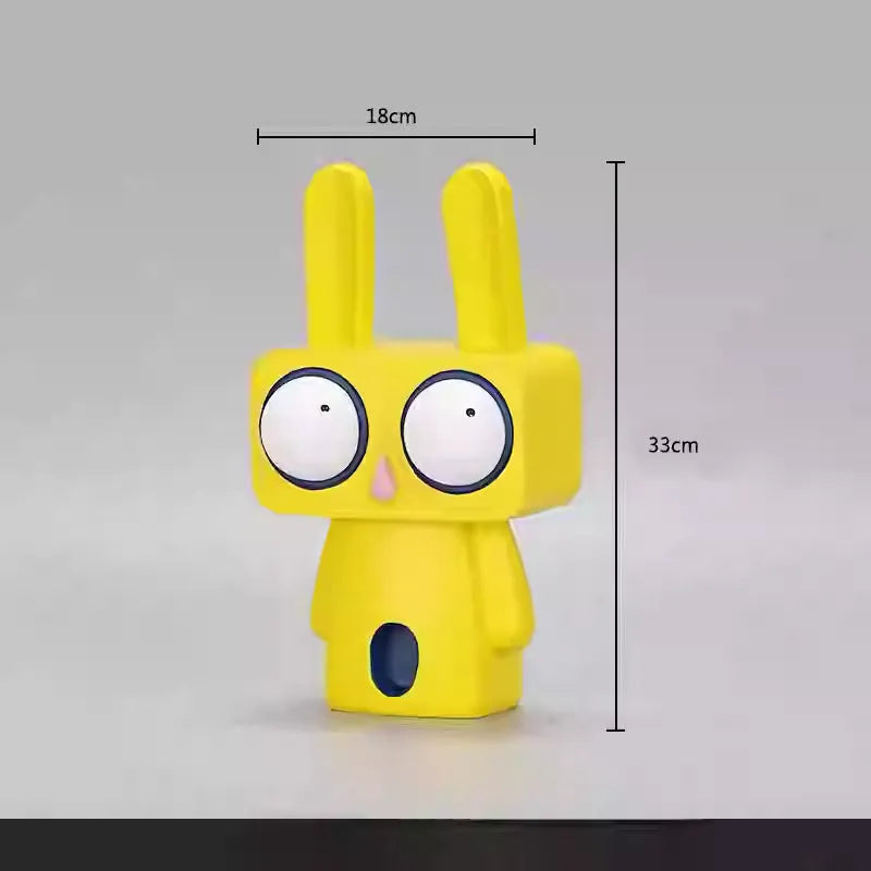 Red Resin Rabbit Ornament – Quirky Home Decor - SmartPursue™