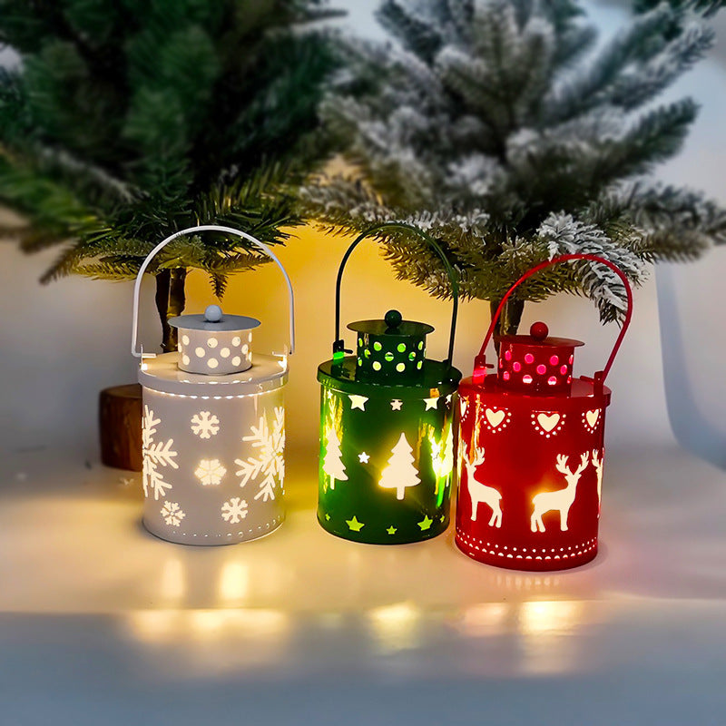 Christmas Candle Lights LED Small Lanterns Wind Lights Electronic Candles CJ
