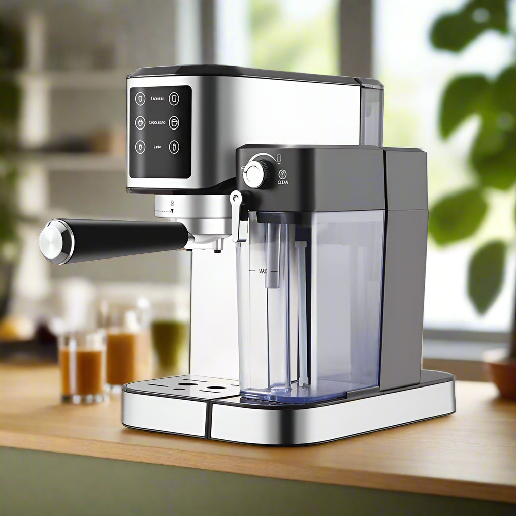 Household Small Semi-automatic High Pressure Steam Frothed Milk Espresso Coffee Machine Smart Kitchen & Home