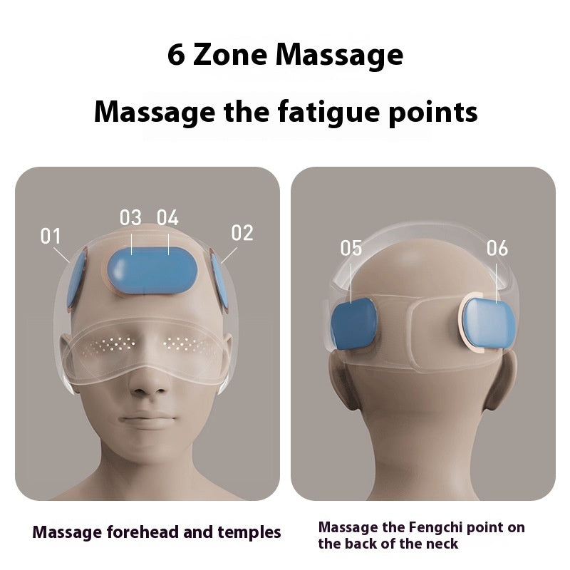 Head And Eye Integrated Massage Instrument Airbag Package Sleep Aid Home CJ