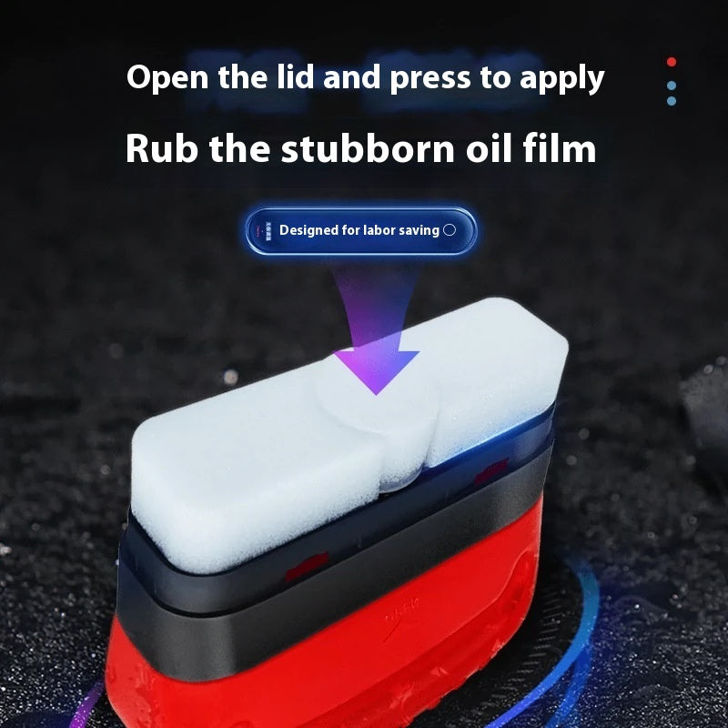 Automotive Oil Film Cleaning Brush Windshield Car Glass Sponge Cleaner Universal Removes Dirt Glass Cleaning Wipe Board Tool CJ