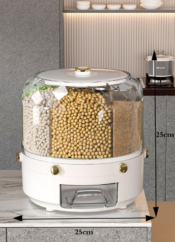360° Rotating Grain Storage Container - SmartPursue™