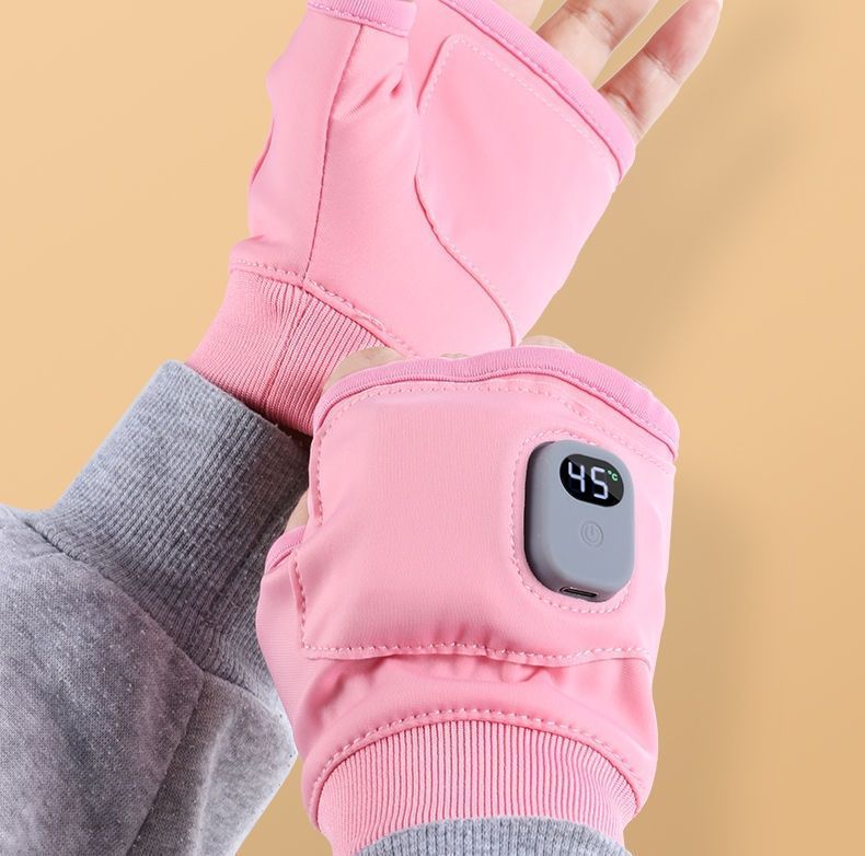 Comfort Warm Gloves Electric Winter Heating USB Rechargeable Smart Warm Winter Gloves For Skiing Cold Weather Driving Hiking Travel & Portable Gadgets