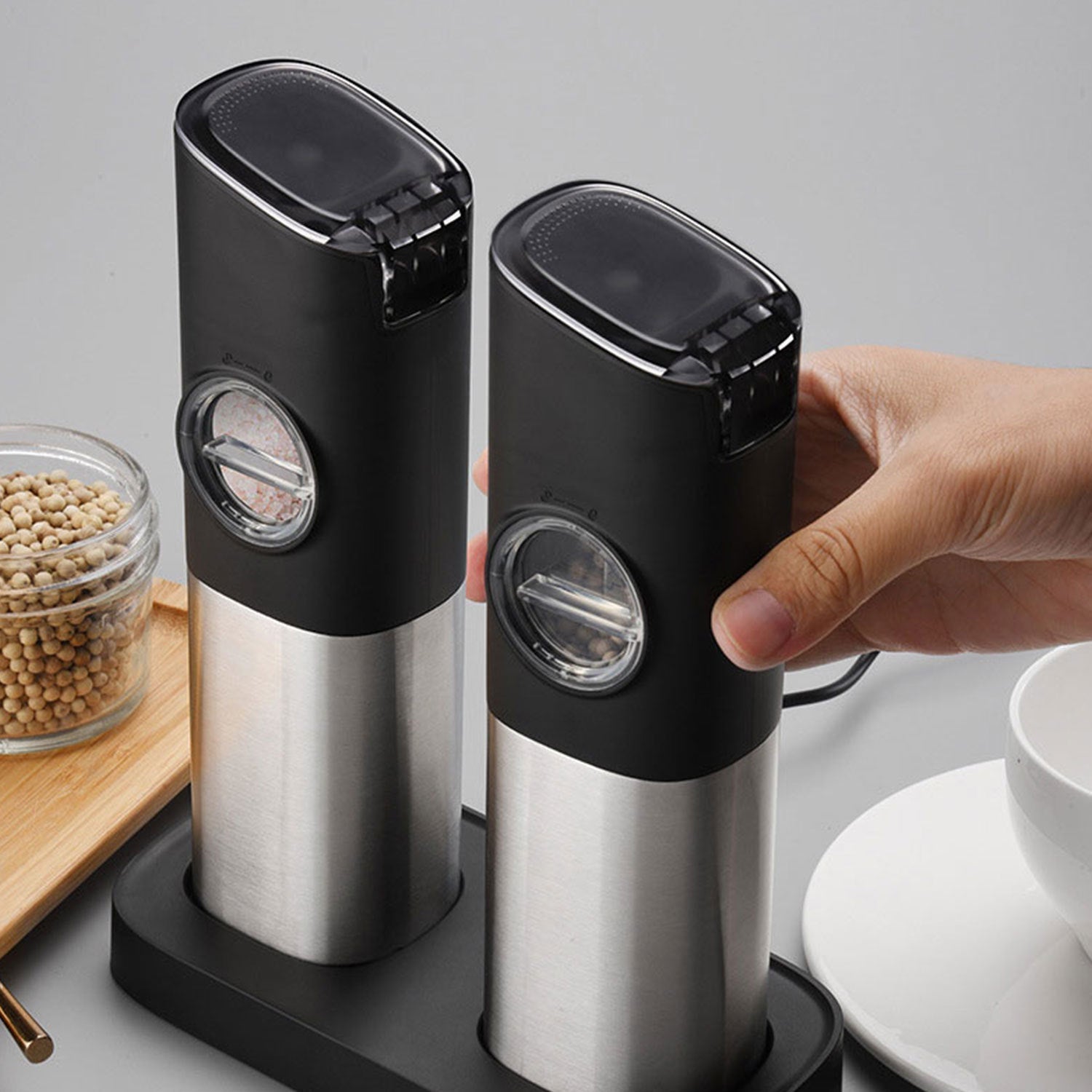 Kitchen Ceramic Pepper Electric Grinder Smart Kitchen & Home