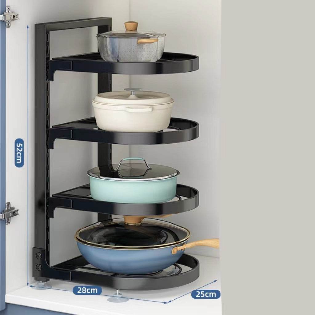 Multi-Layer Under Sink Kitchen Pot Rack - SmartPursue™