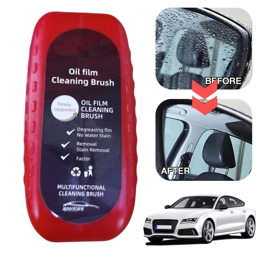 Automotive Oil Film Cleaning Brush Windshield Car Glass Sponge Cleaner Universal Removes Dirt Glass Cleaning Wipe Board Tool CJ