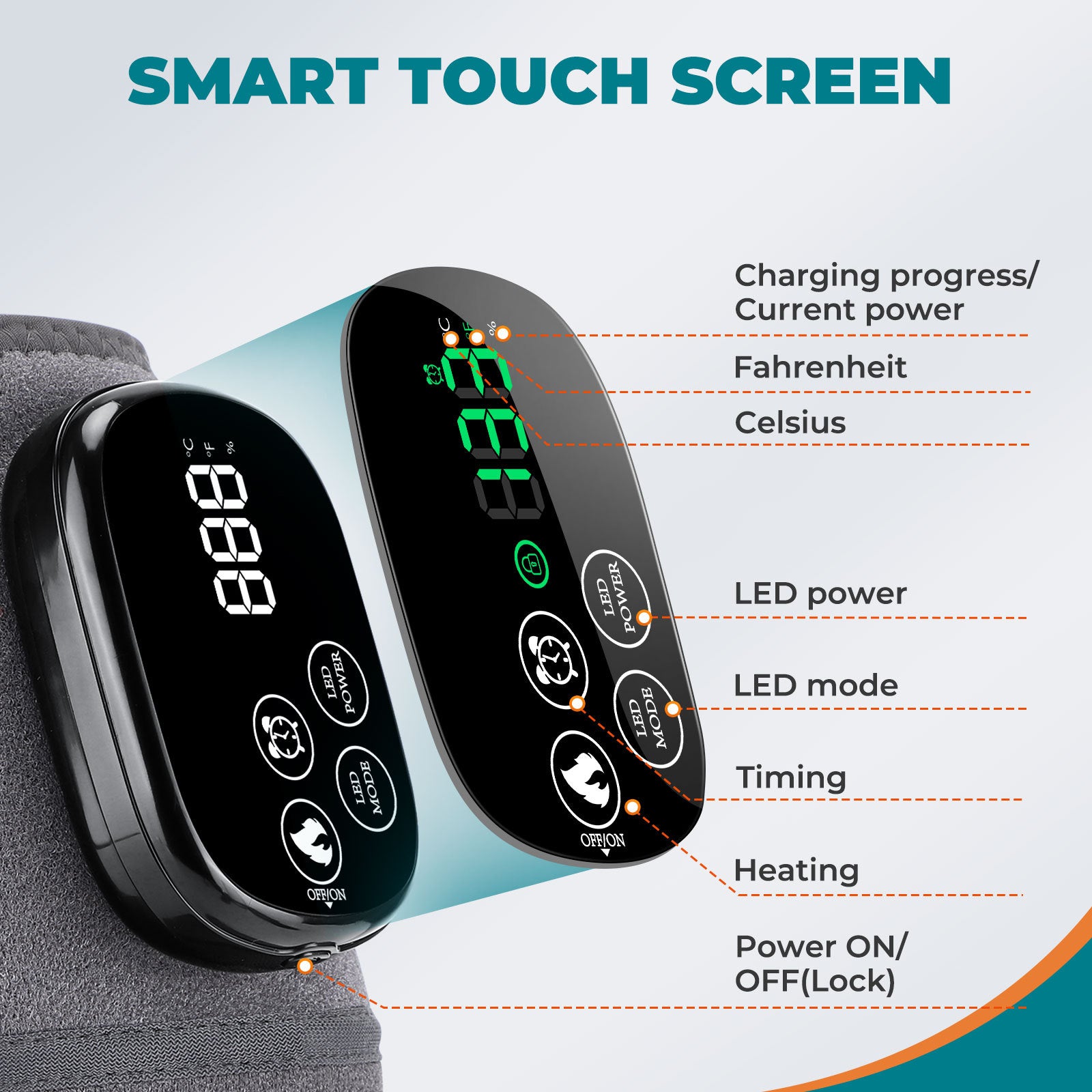 Infrared Light Therapy Joint Knee Shoulder Electric Heating Knee Pad CJ