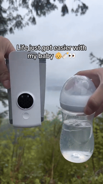 🍼 Portable Baby Bottle Warmer – Wireless USB Rechargeable Heating Bag