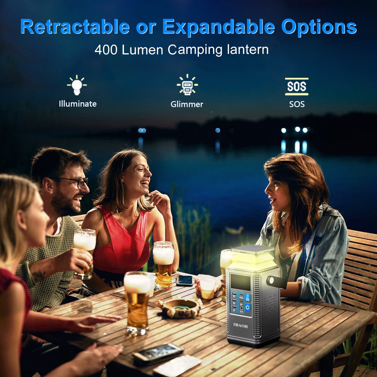 ⚡ 296 Wh Portable Camping Power Station - SmartPursue™